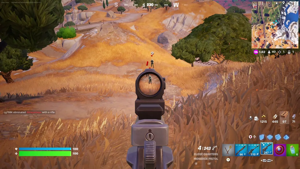 Fortnite gameplay screenshot from IGN